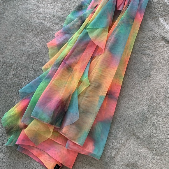 Little Black Diamond Tie Dye Mesh Illusion bells - Picture 7 of 8